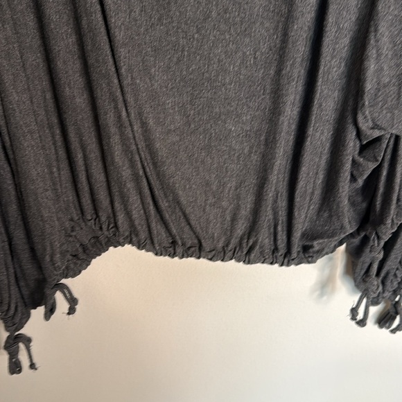 Bryn Walker Gray Tie Up Blouse Size Large - Picture 5 of 6
